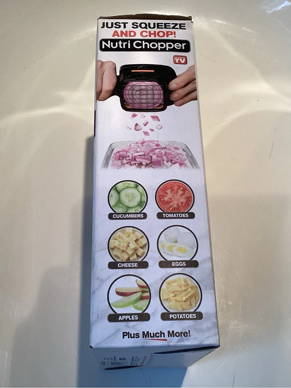 Manual Food Chopper - Black and Orange